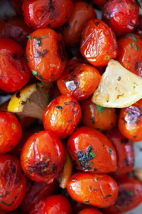 How to grill tomatoes in pan 02