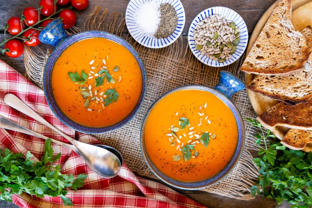 Herbs for tomato soup recipe 01