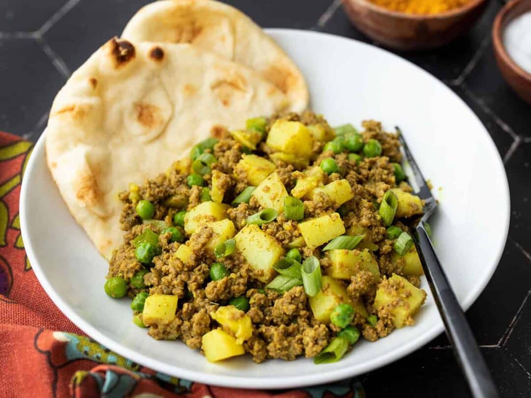 Curried Ground Beef with Peas and Potatoes Recipe 01