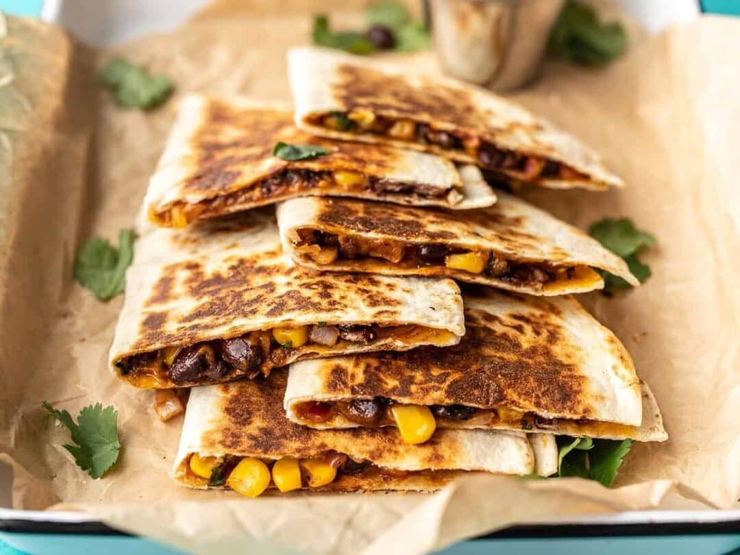 What to Serve with Black Bean Quesadillas