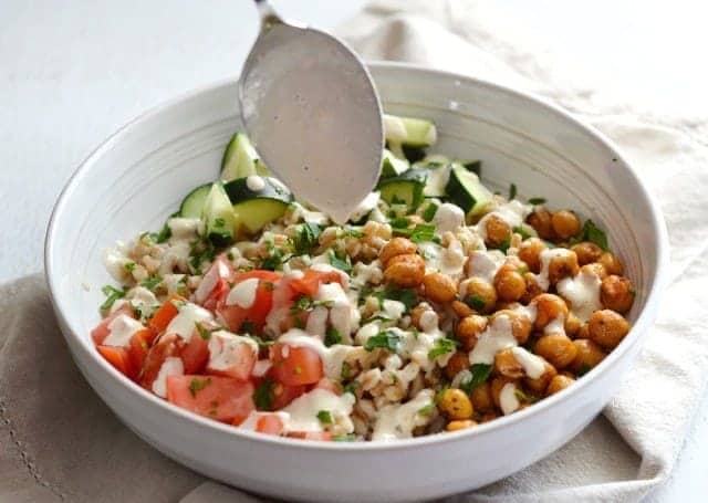 Mediterranean Farro Salad Recipe