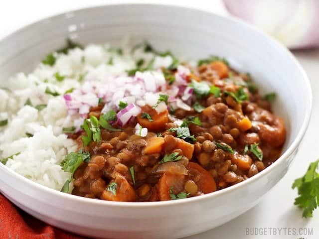 Slow Cooker Coconut Curry Lentils Recipe 01