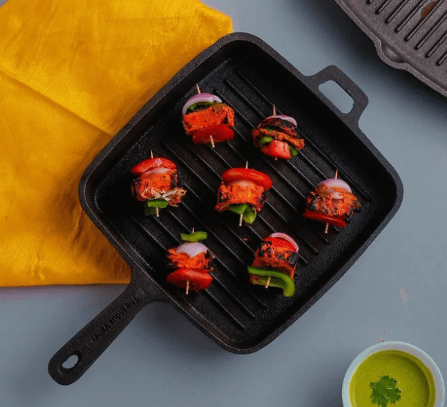Cast iron vs non stick grill pan 13