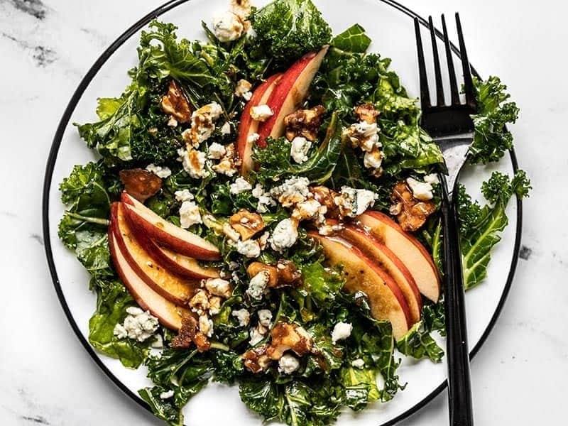 Recipe for Kale Salad with Apples