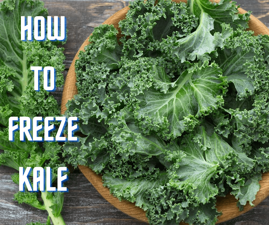 how to freeze kale
