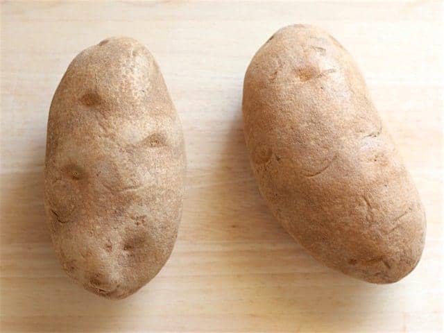 Two Russet Potatoes