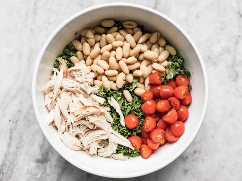 Kale White Beans Chicken and Tomatoes