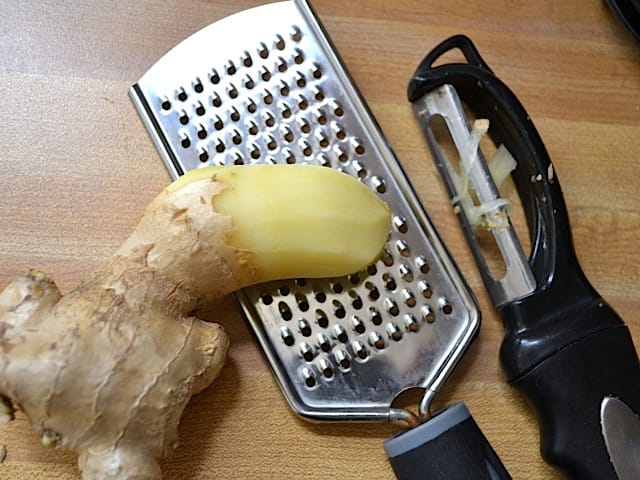 ginger and grater 