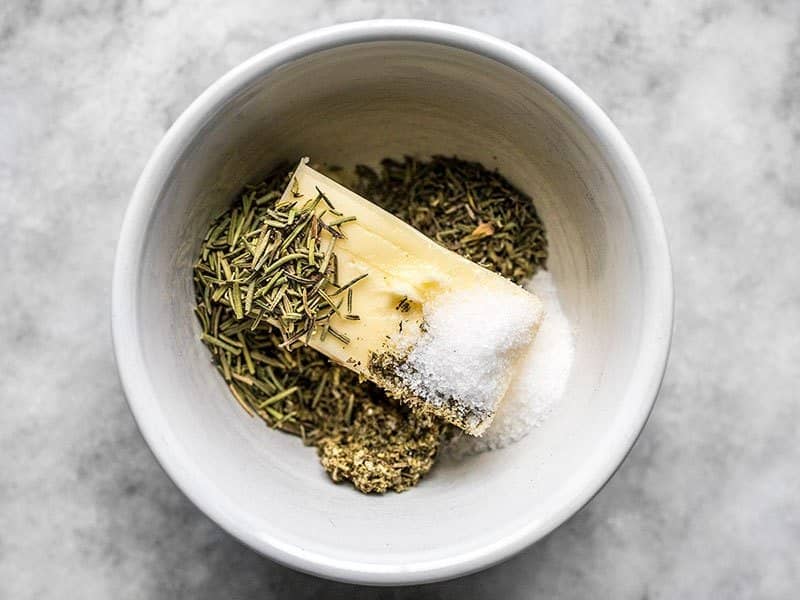 Butter and Herbs for Cider Roasted Turkey Breast